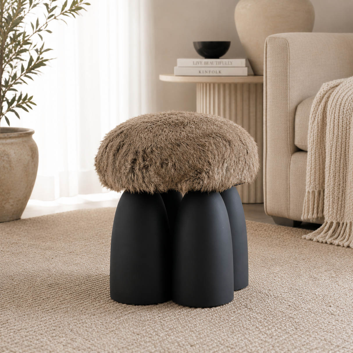 Amalfi Timber Ottoman, Cocolea, , ,