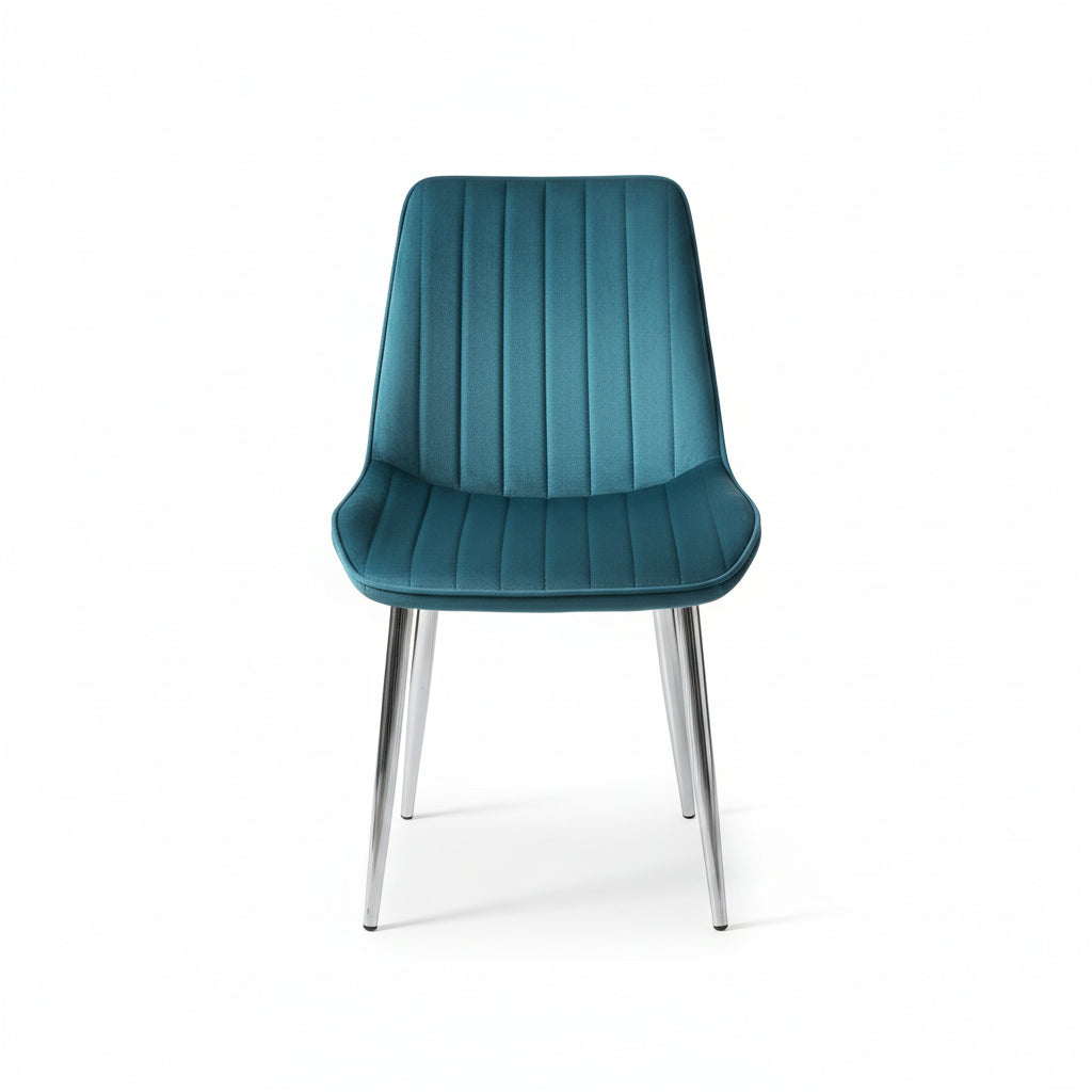 Excess Warehouse stock! Electra Teal Velvet Dining Chairs SALE!!! LAST 8 available