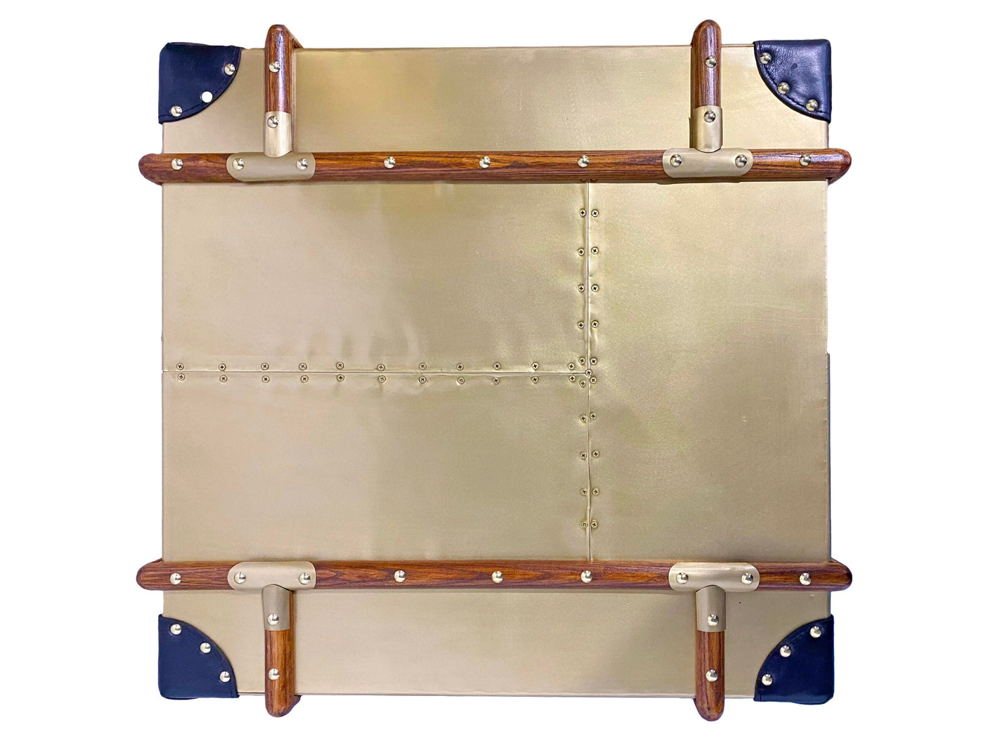 Aviator Spitfire Spitfire Brass Bedside Table with Drawers, Cocolea, , ,