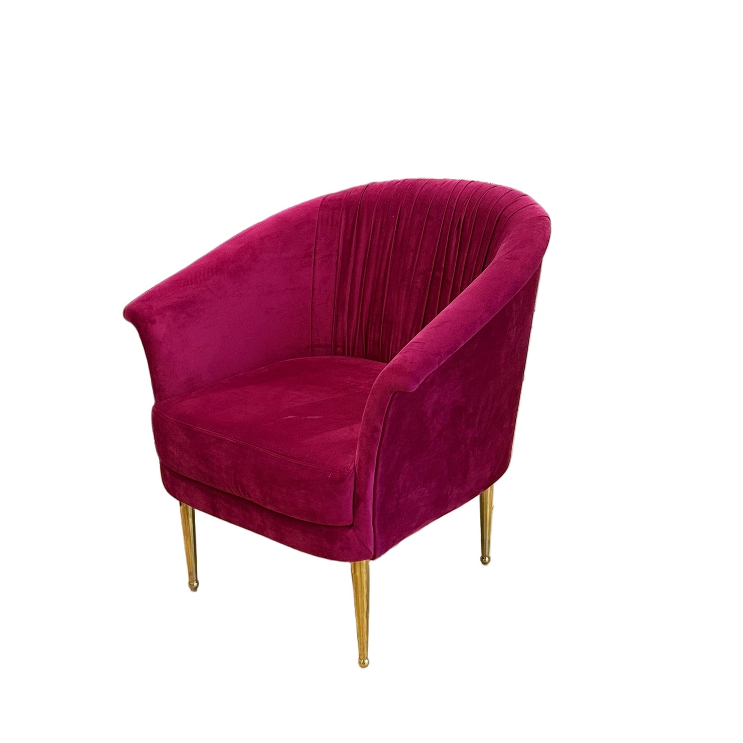 Gatsby Pleated Mulberry Armchair, Cocolea, , ,