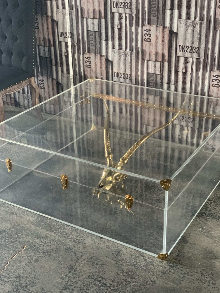 Pirato Grande Lucite Acrylic Storage Trunk Table - CUSTOMISE, Cocolea, , ,