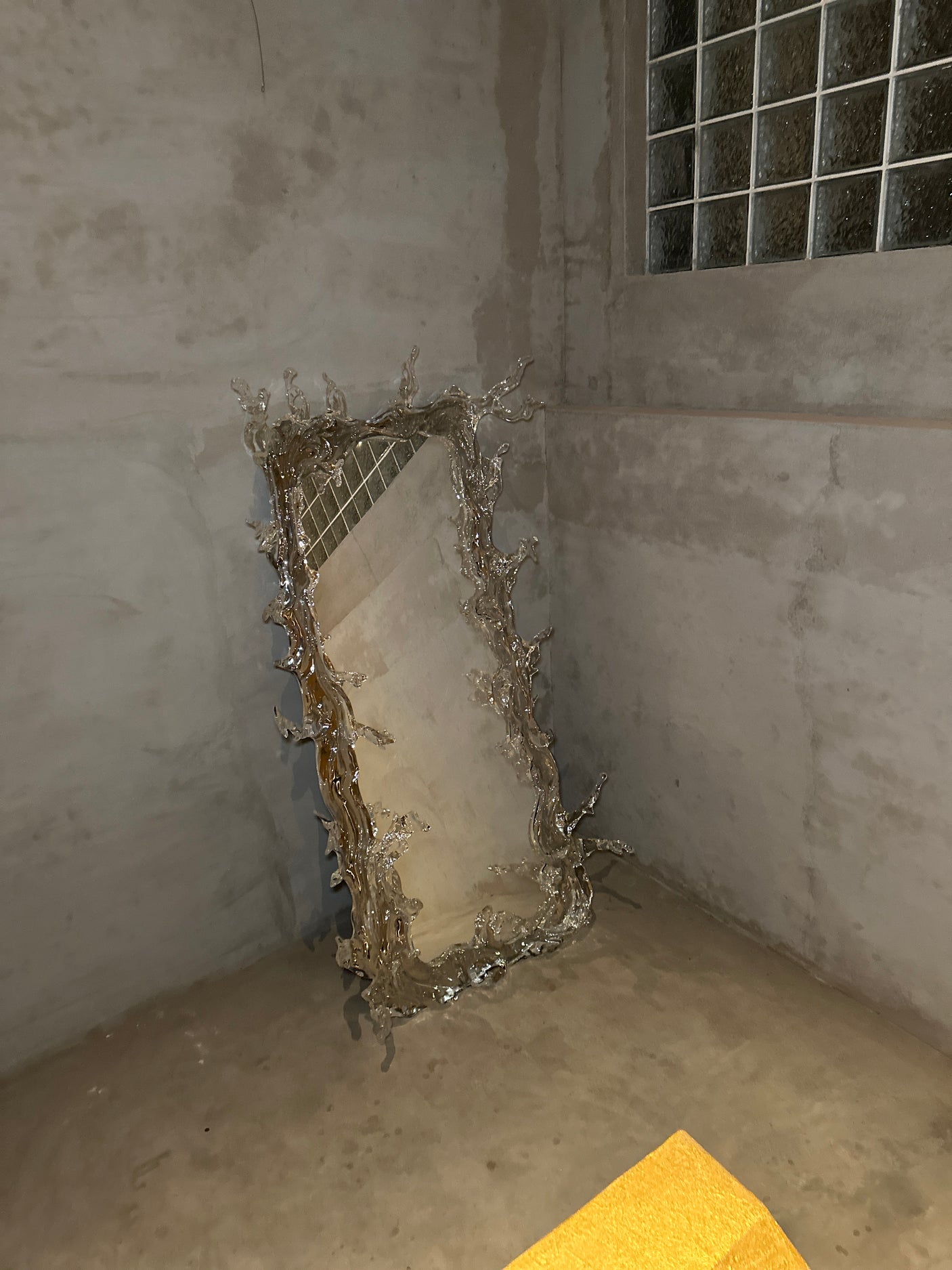 Celestial Water Rectangular Glacier Crystal Floor Mirror, Cocolea, , ,