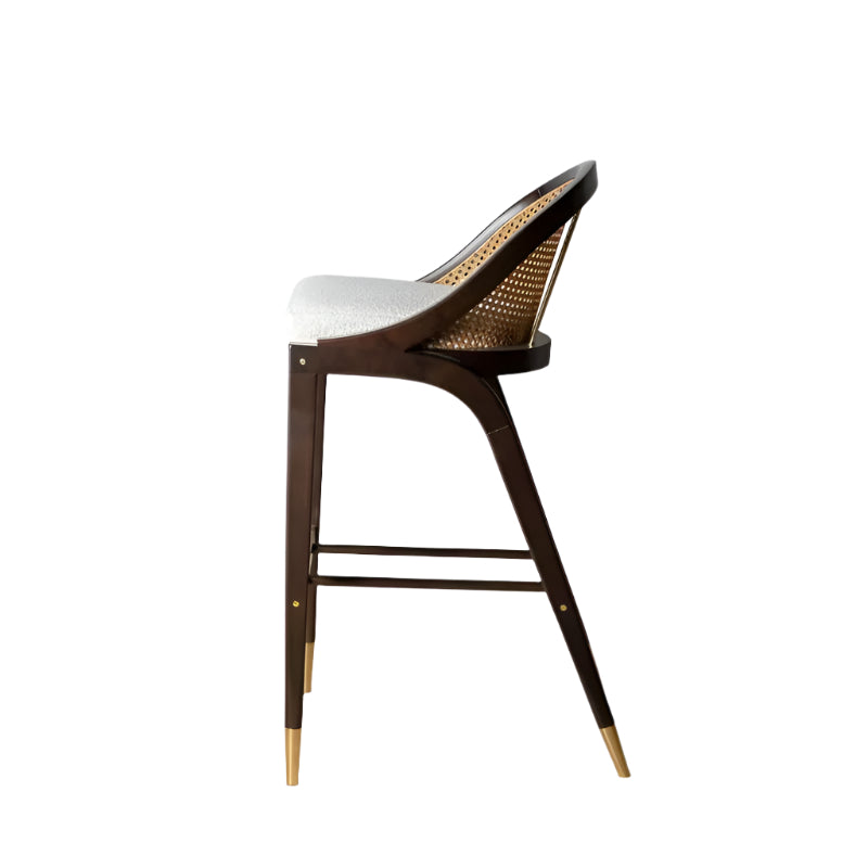 Maiko Counter Stool — Solid Ash or Oak with Rattan, Cocolea, , ,