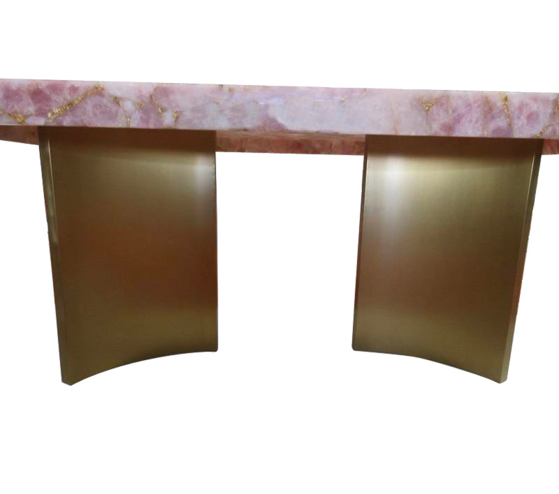 Gladis Semi Precious Stone Dining Table - Customisable, Cocolea, , ,