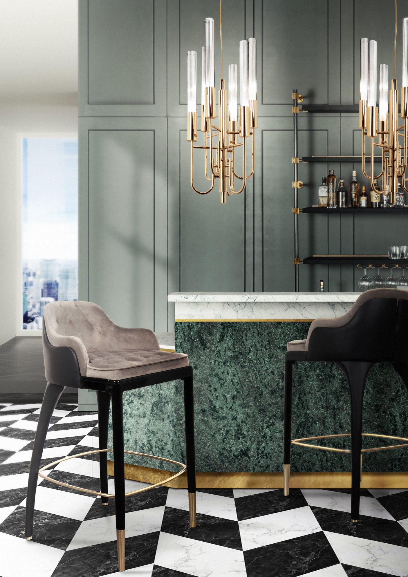 Charla Counter Stool, Cocolea, , ,