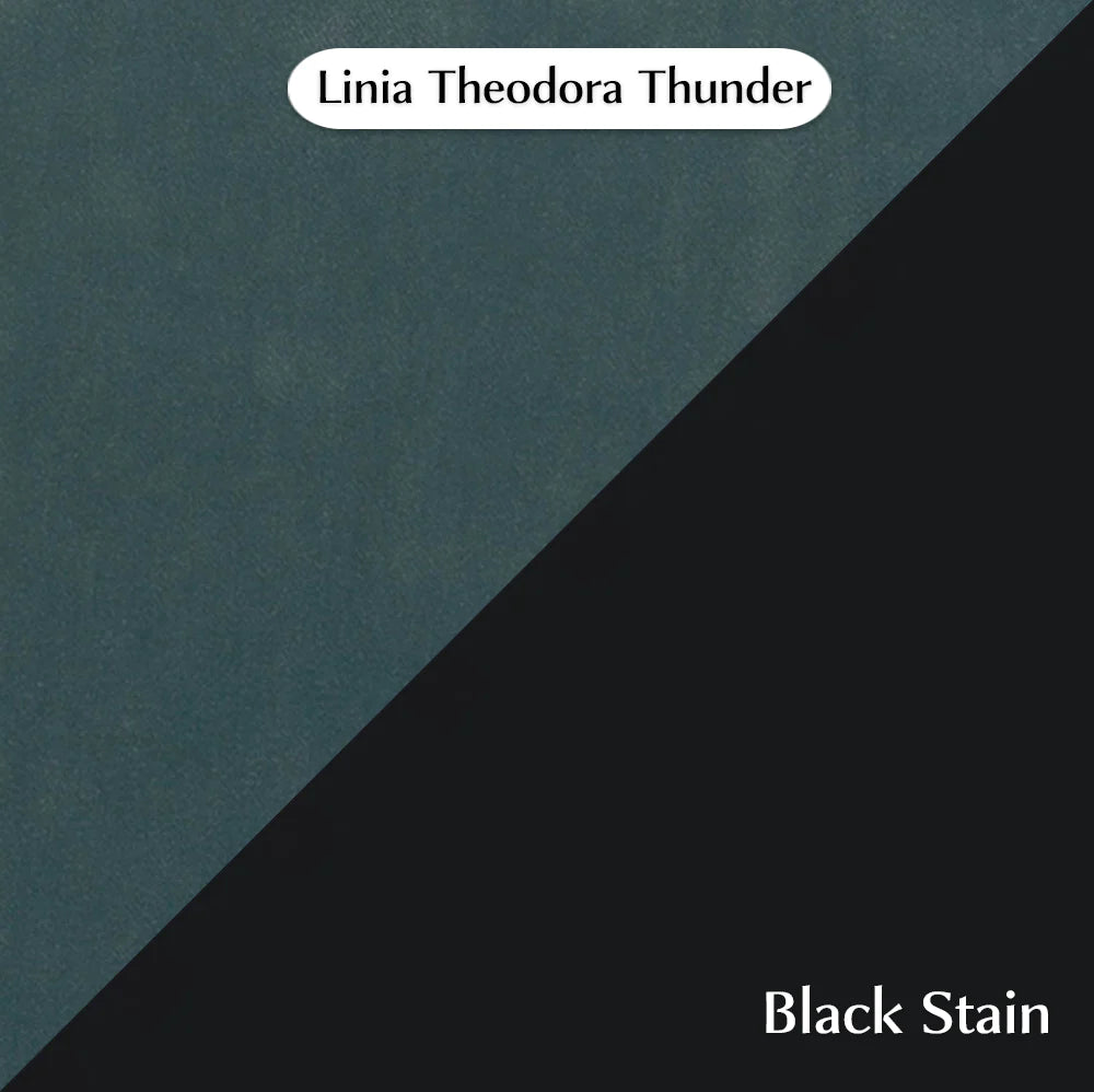 Trend Module Lounge with Theodora, Cocolea, Thunder, Powder Coat -Black Satin,