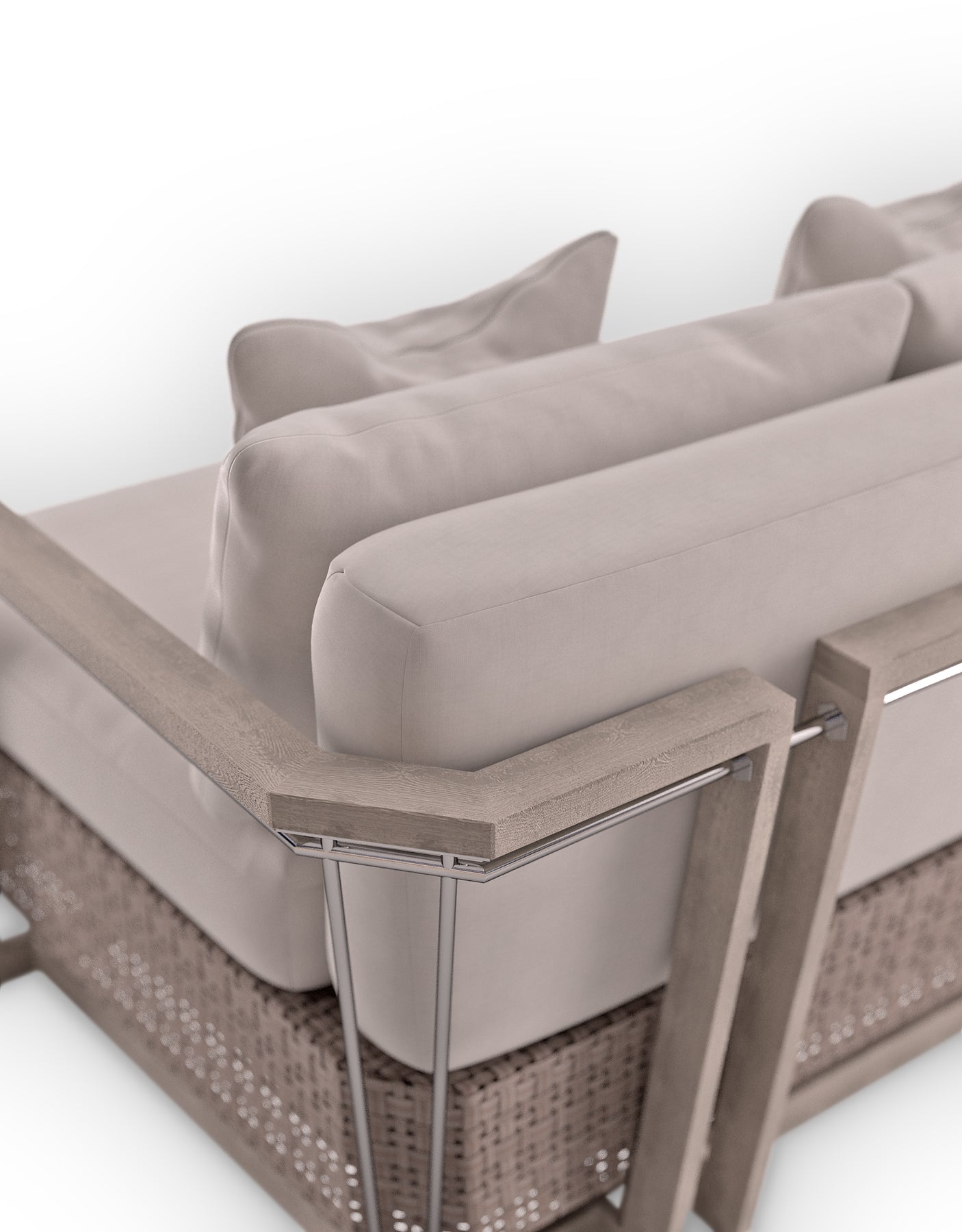 Hampton Wood Two Seat Sofa, Cocolea, , ,