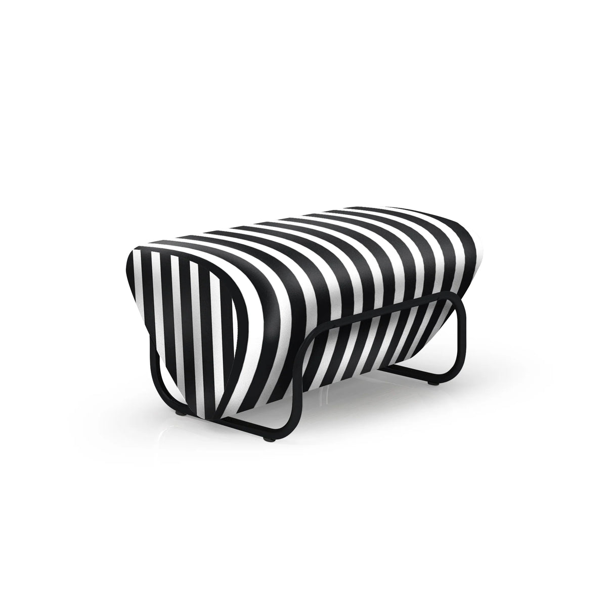 Outdoor Trend Foot Stool Mallacoota, Cocolea, Powder Coat - Night Sky - Matt, Ash,