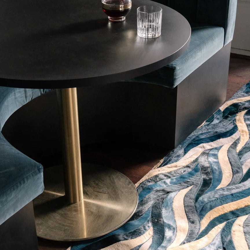 Onda Rectangle Rug - Blue, Cocolea, , ,