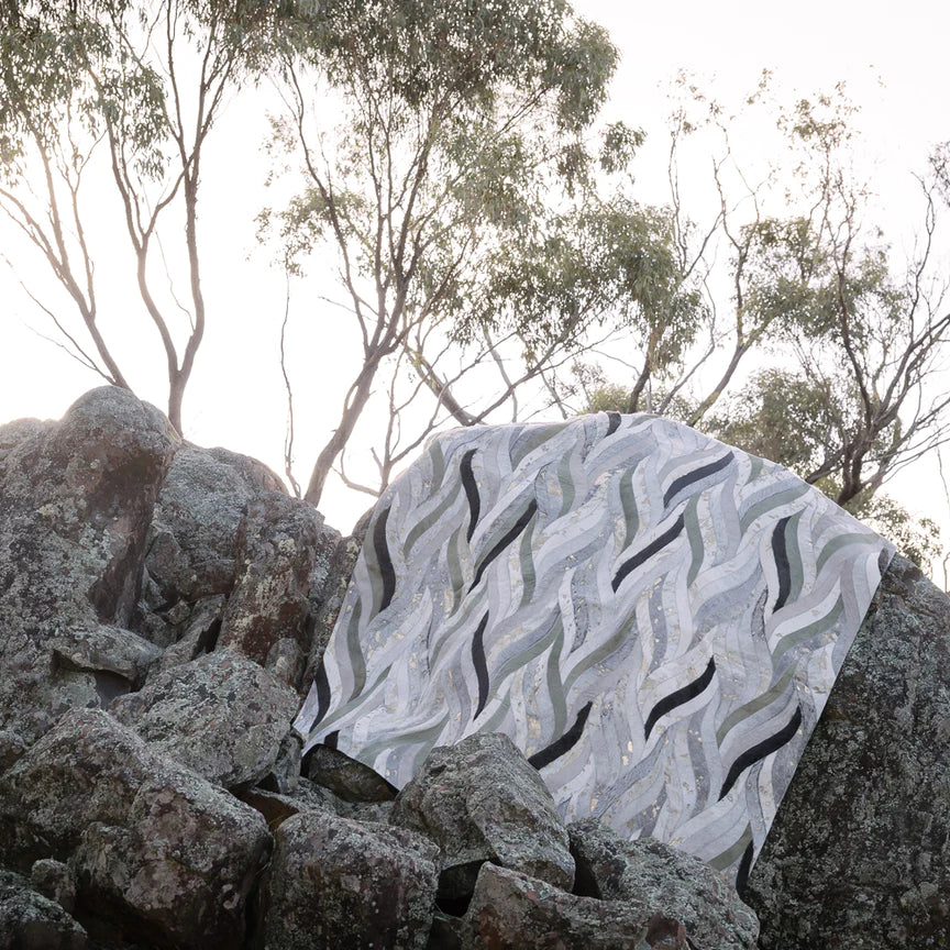 Onda Rectangle Rug - Olive, Cocolea, , ,