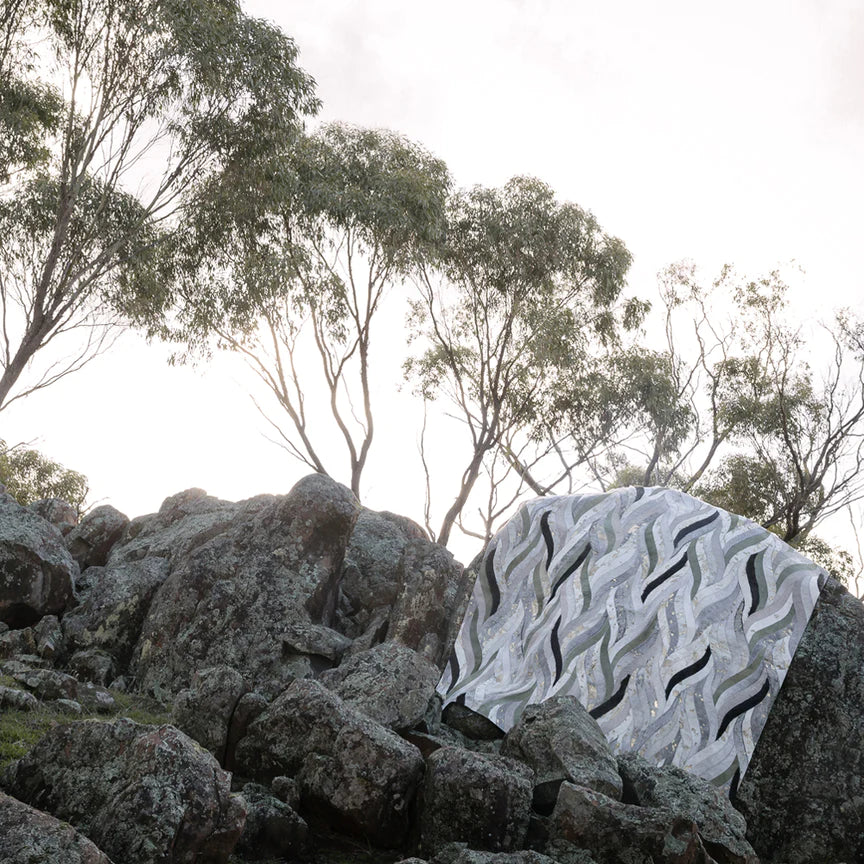 Onda Rectangle Rug - Olive, Cocolea, , ,