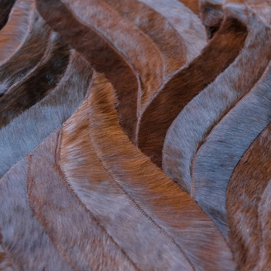 Onda Rectangle Rug - Russet, Cocolea, , ,