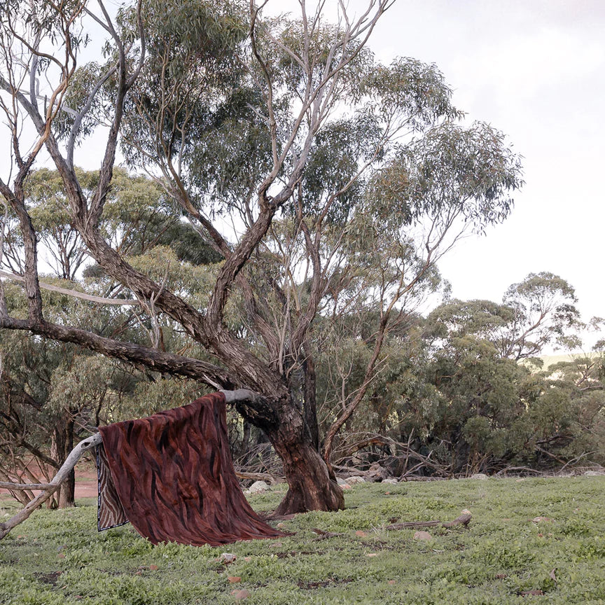 Onda Rectangle Rug - Russet, Cocolea, , ,