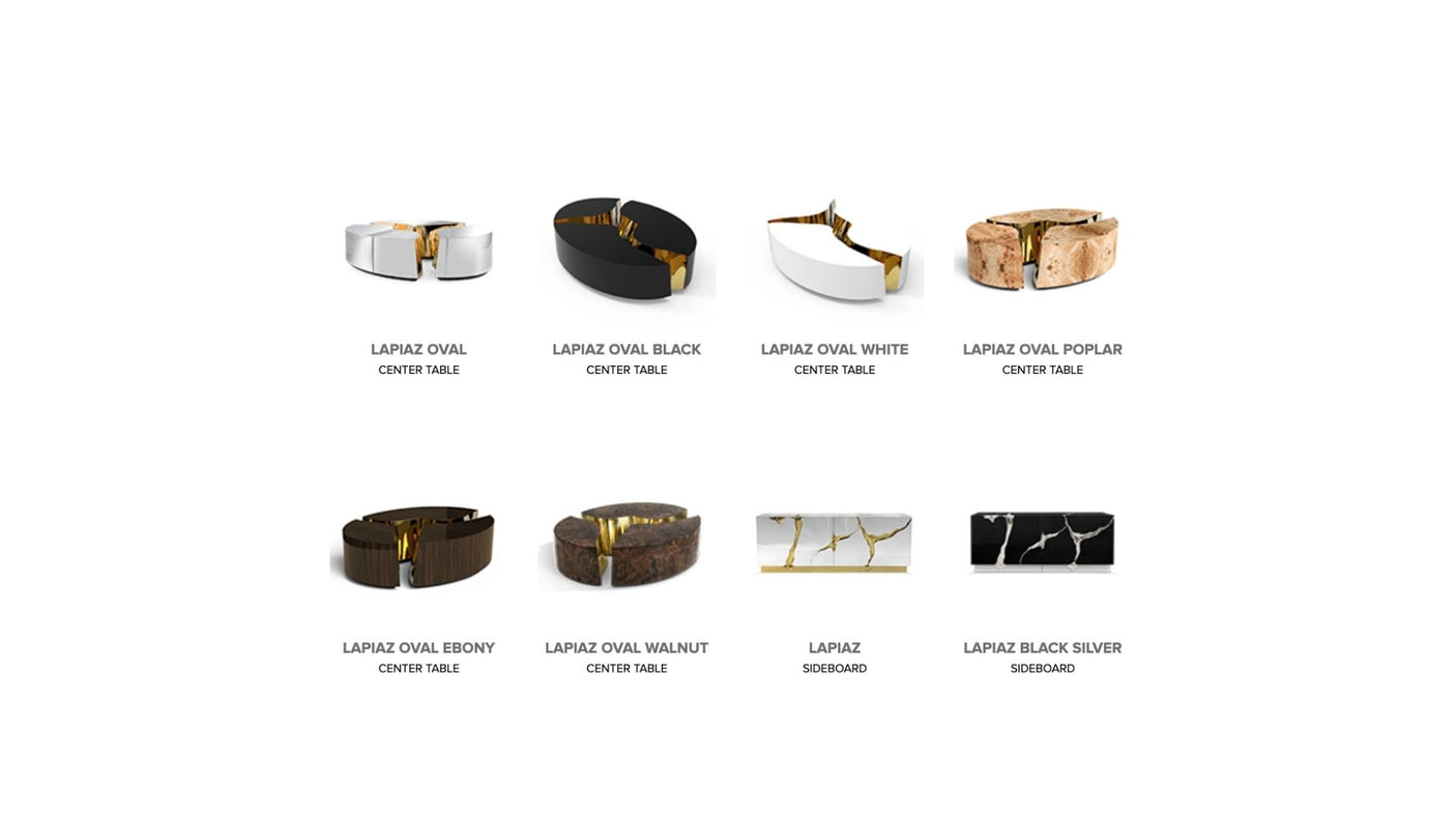 Lapiaz Center Table - Oval, Cocolea, , ,