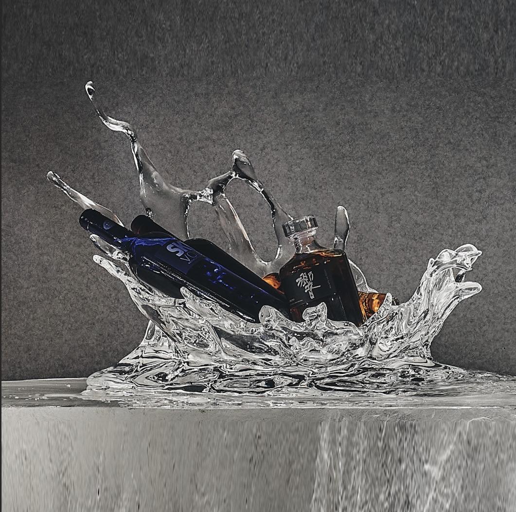 Splash Wine Bucket – Luxury Glacier Crystal Ice Bucket or Fruit Bowl, Cocolea, , ,