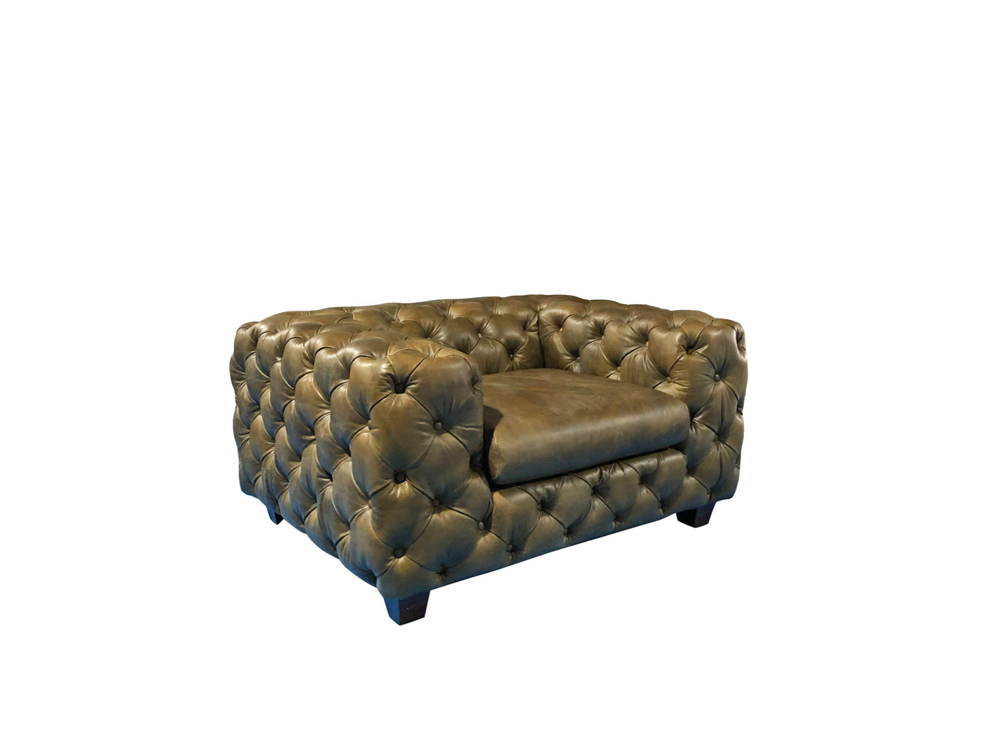 Adare Leather Chesterfield Club Armchair, Cocolea, , ,