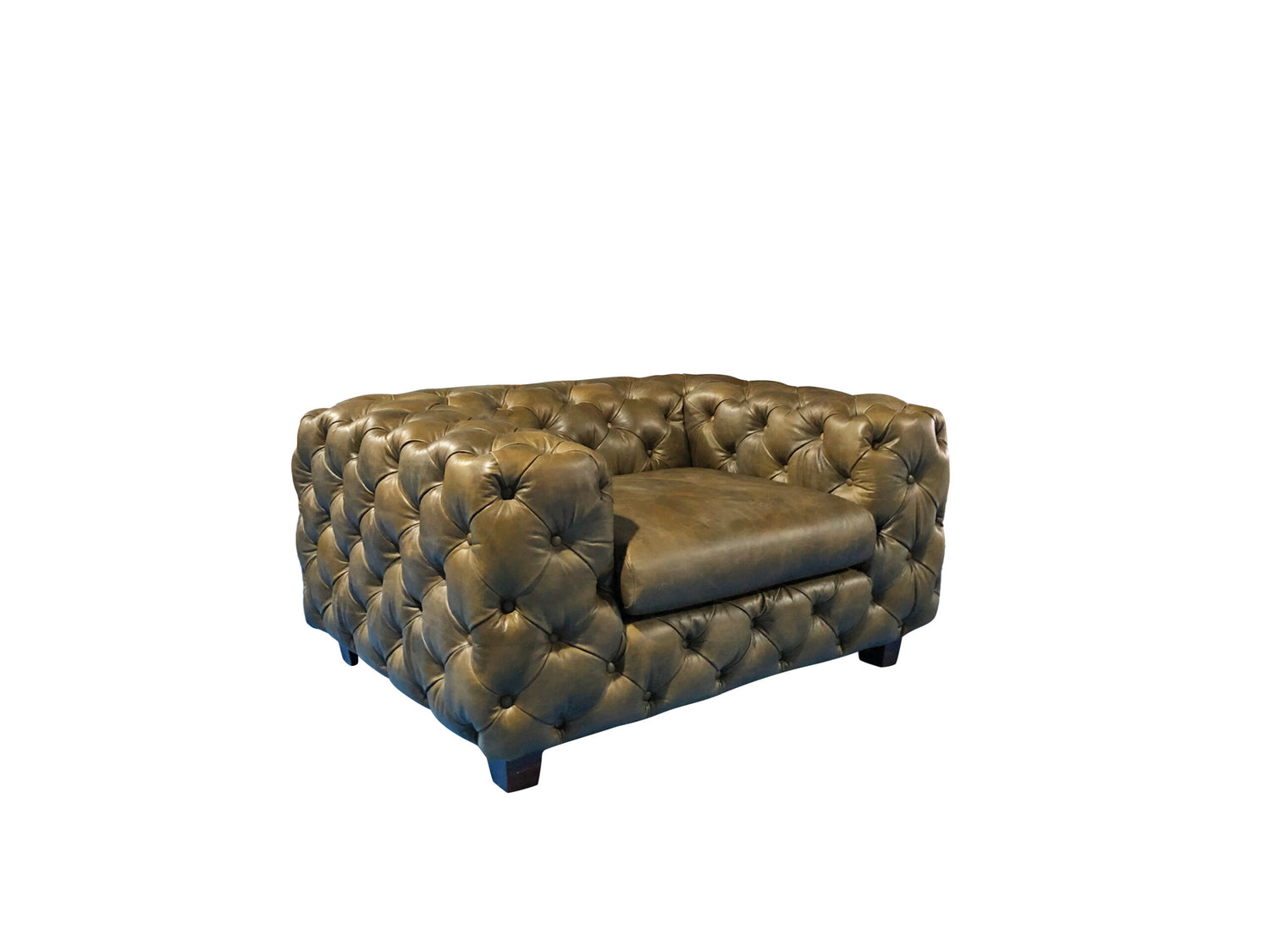 Adare Leather Chesterfield Club Armchair, Cocolea, , ,
