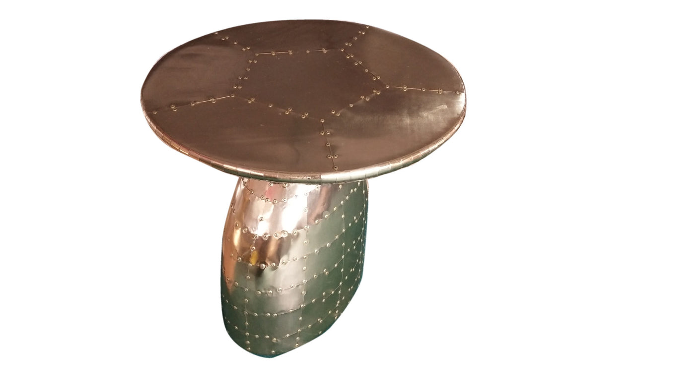 Raiders Riveted Brass Spitfire Aviator Coffee Table, Cocolea, , ,