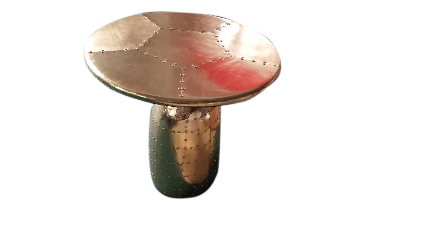 Raiders Riveted Brass Spitfire Aviator Coffee Table, Cocolea, , ,
