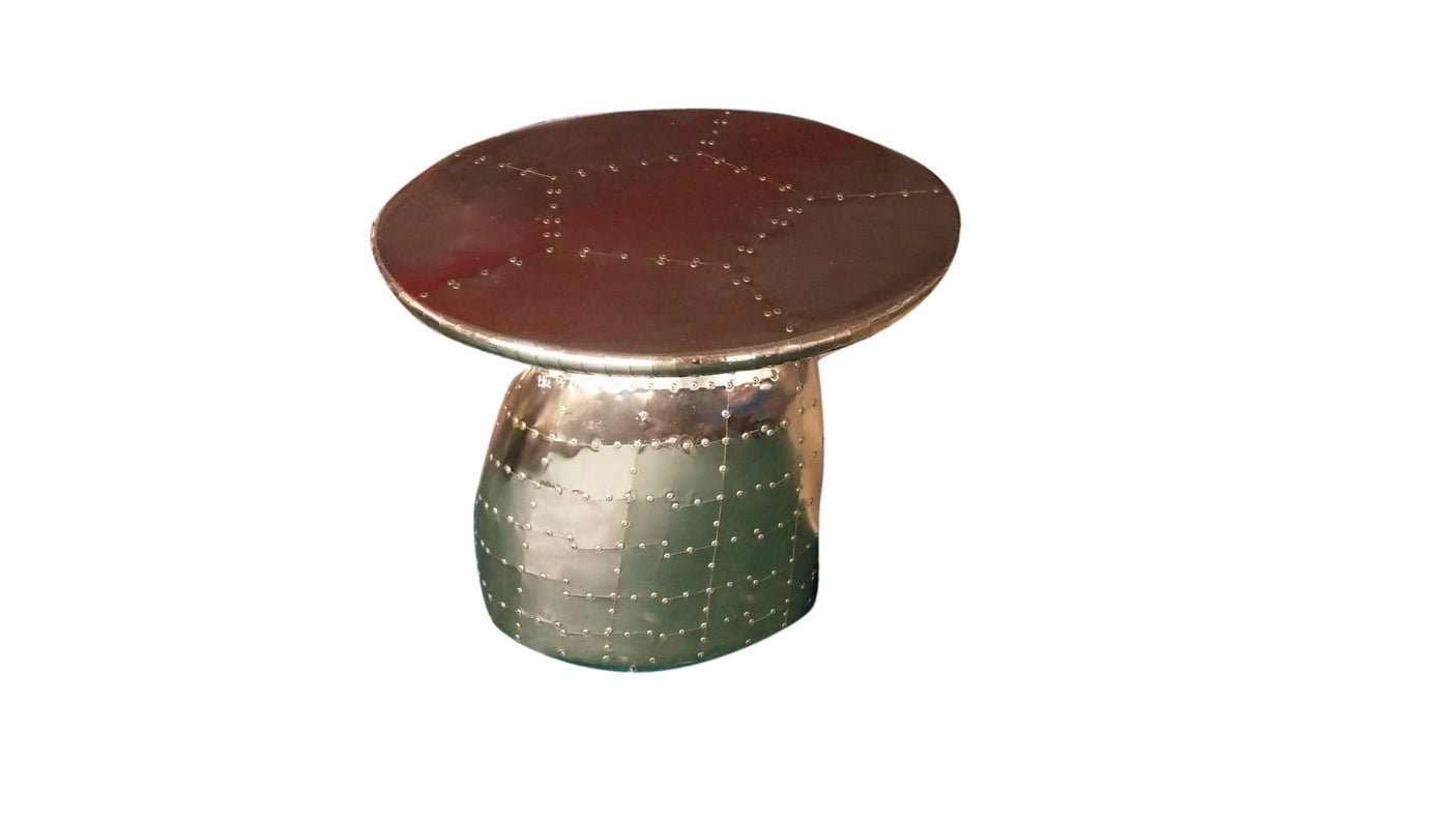 Raiders Riveted Brass Spitfire Aviator Coffee Table, Cocolea, , ,