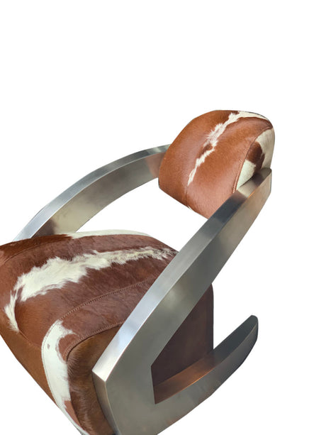 Vacca Cowhide Spitfire Armchair, Cocolea, , ,