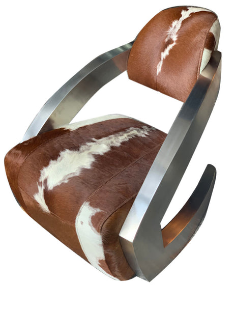 Vacca Cowhide Spitfire Armchair, Cocolea, , ,