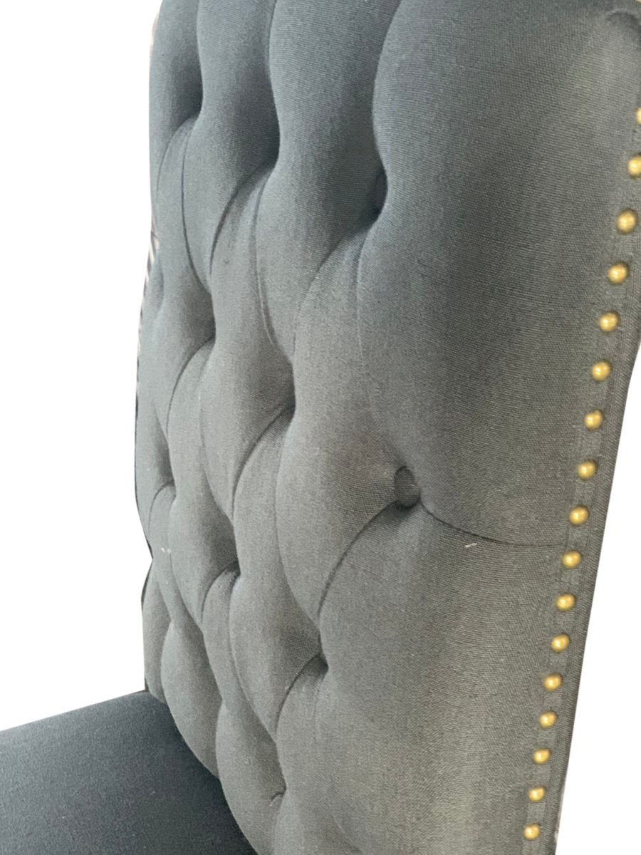 Leon Provincial Linen and Wood Dining Chair - Customise, Cocolea, , ,