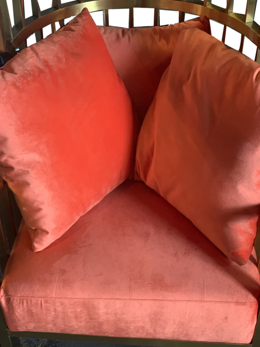 Louis Velvet and Gold Birdcage Chair, Cocolea, , ,