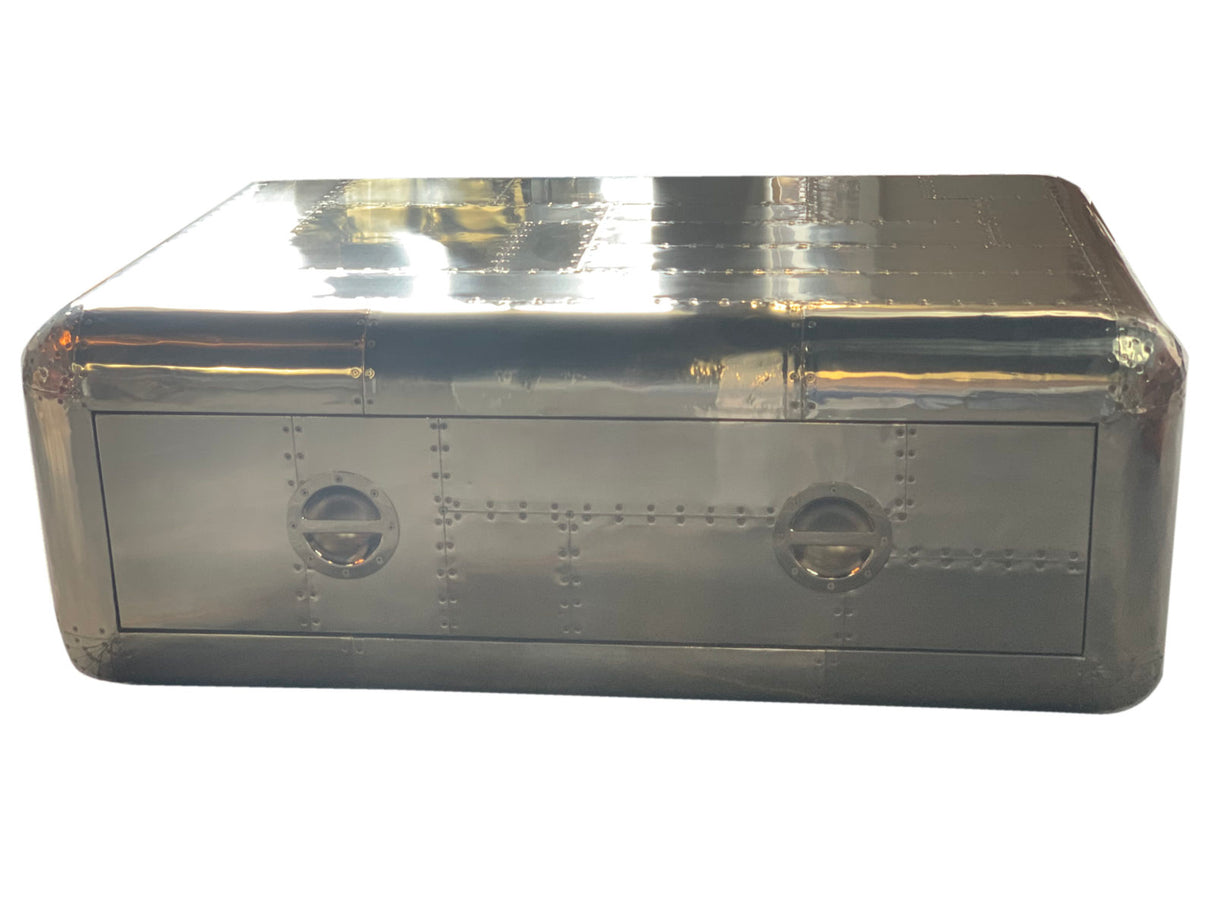 Intelligent Aluminium Spitfire Trunk Coffee Table, Cocolea, , ,