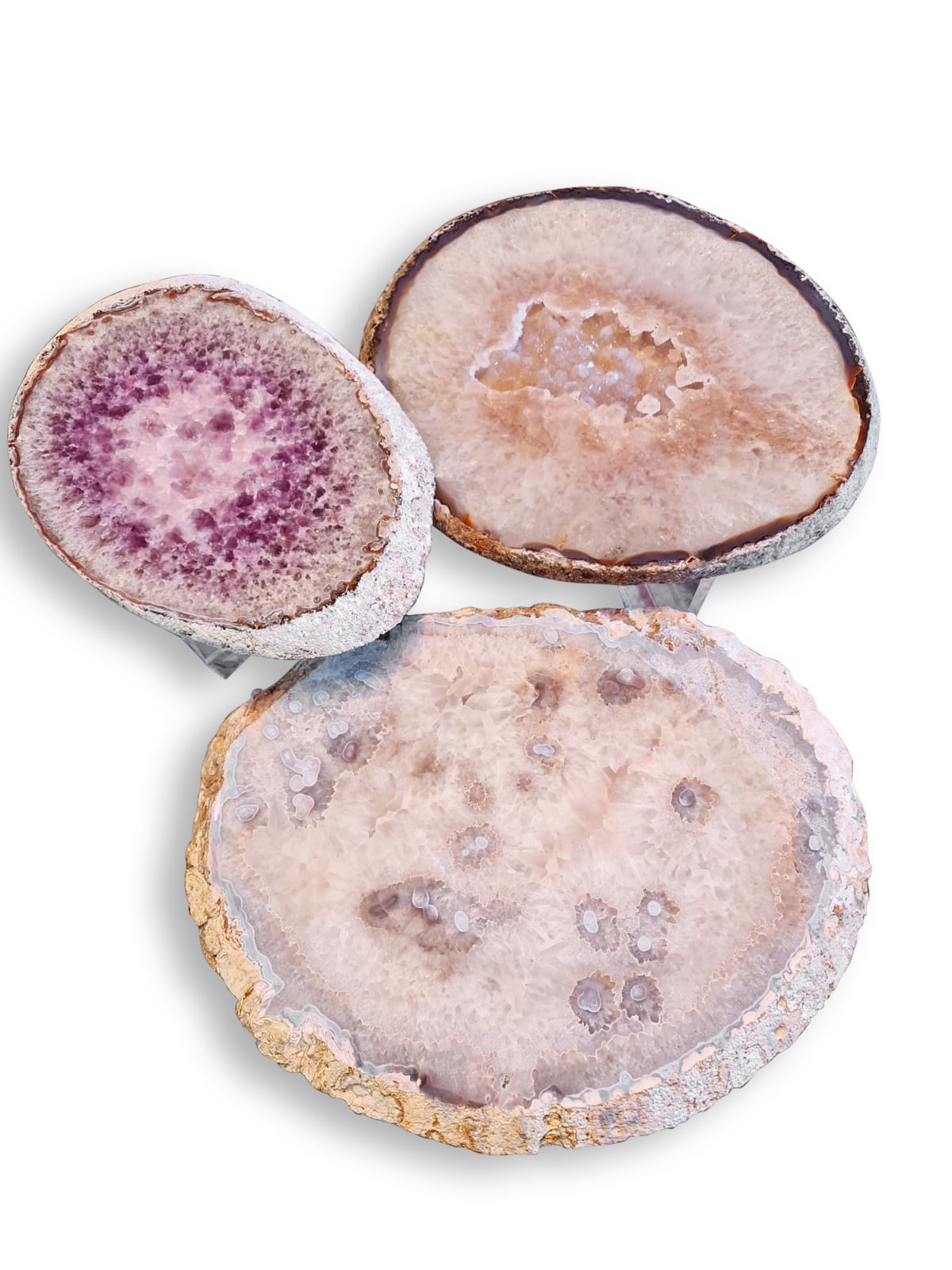 Pedra Semiprecious Stone Nesting Coffee table, Cocolea, , ,