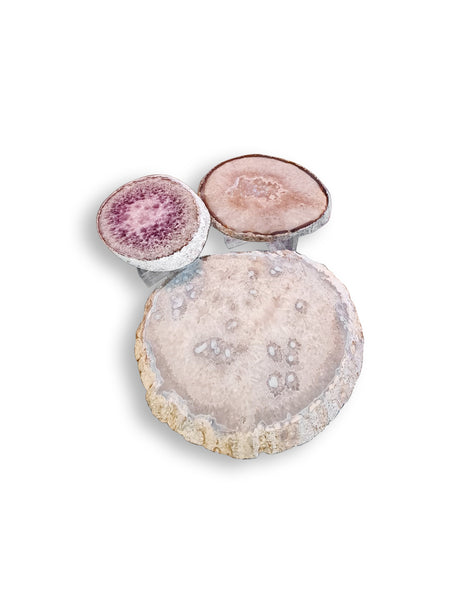 Pedra Semiprecious Stone Nesting Coffee table, Cocolea, , ,