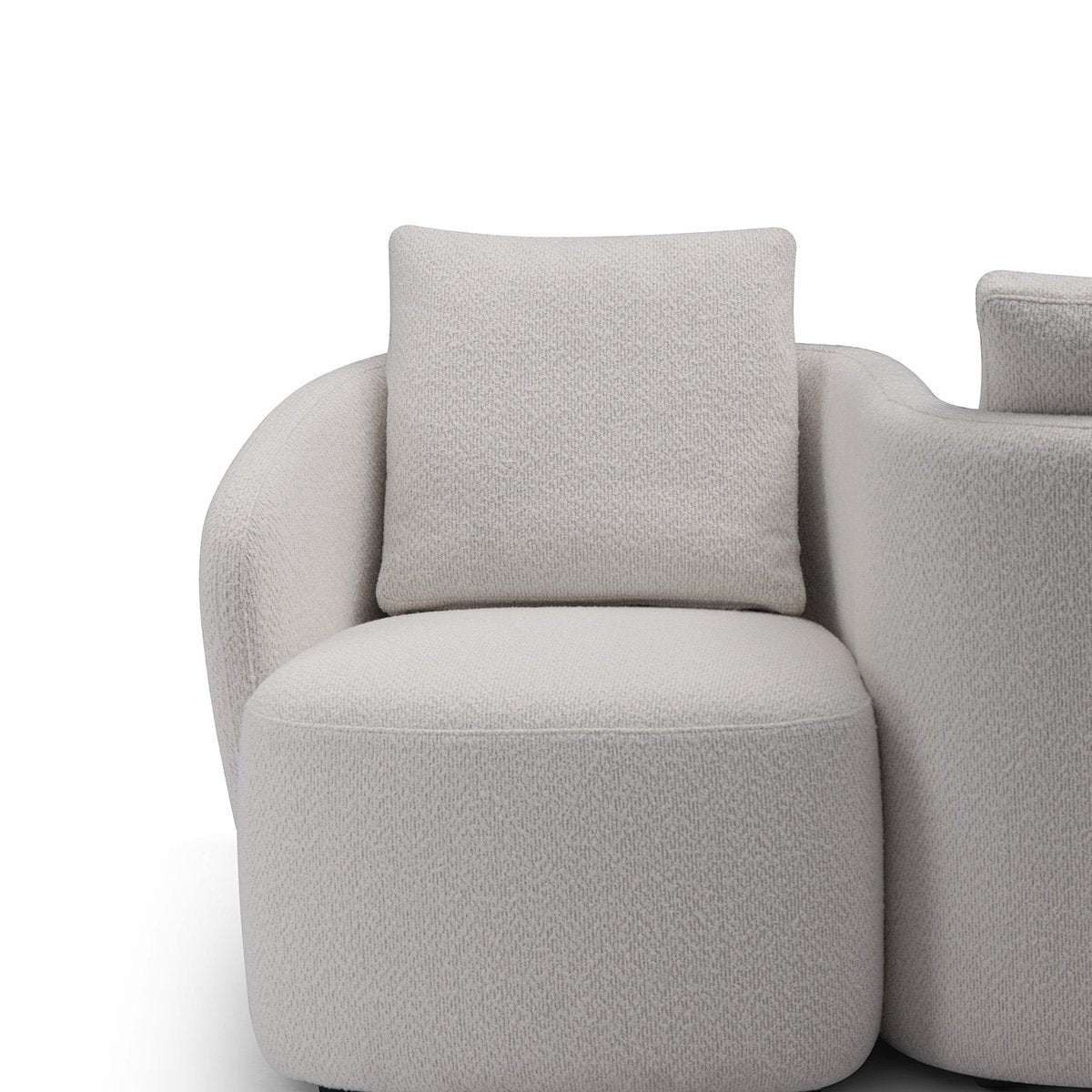 Arcadia Wide Upholstered Lounge Armchair with Two Cushions, Maison Debrah, , ,