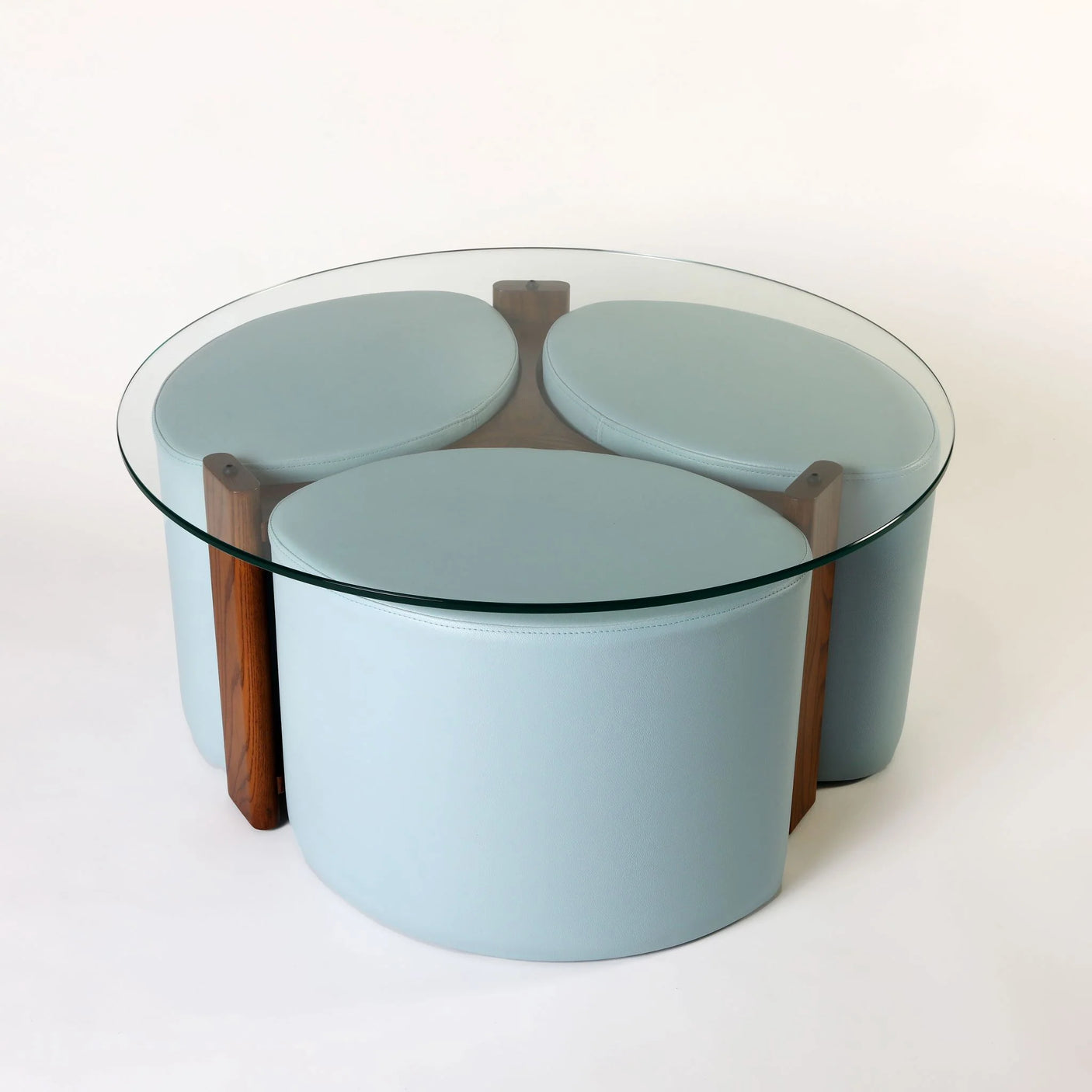 Rondo Pouffé Table Suite, Cocolea, Dark Ash, Glacier,