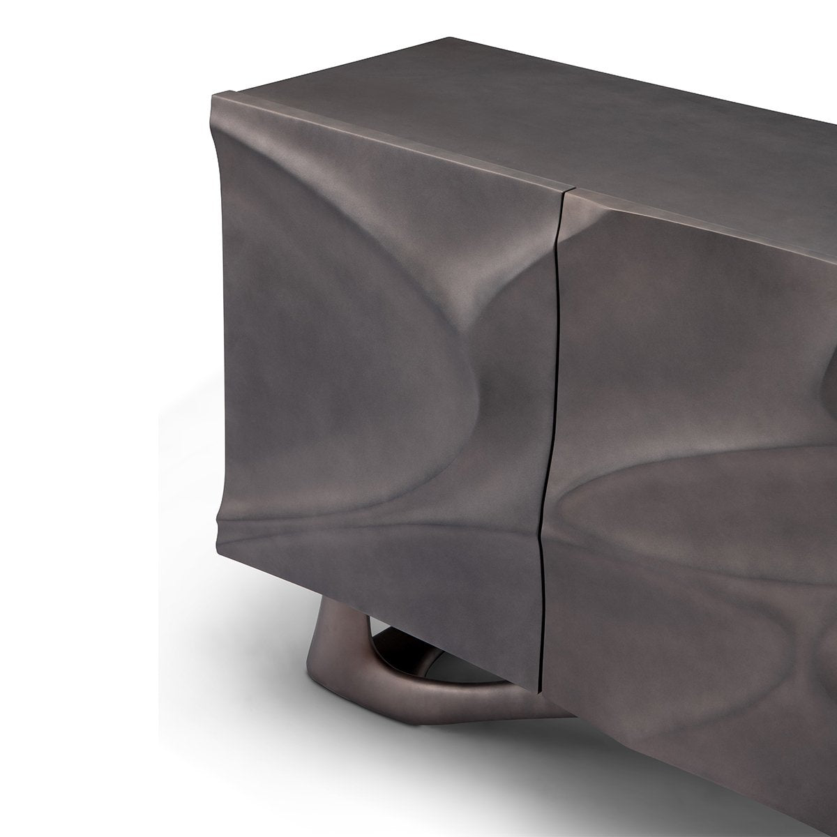 Vin Gris Sculptural Sideboard in Two-Tone Grey with Fibreglass Base, Maison Debrah, , ,