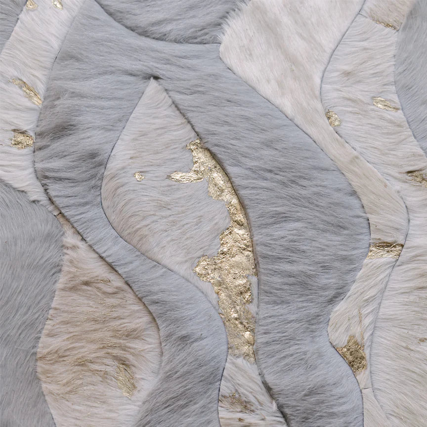 Susurro Round Rug - Grey, Cocolea, , ,