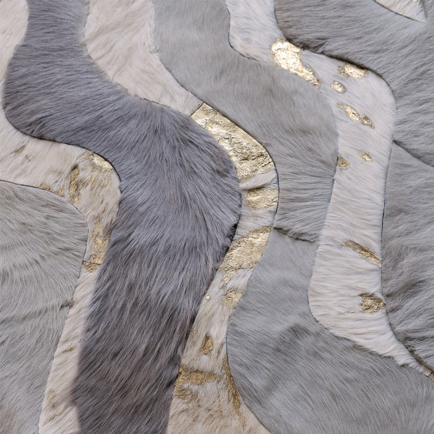 Susurro Round Rug - Grey, Cocolea, , ,