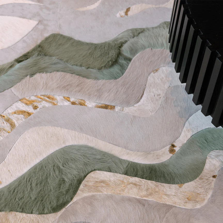 Susurro Rectangle Rug - Jade, Cocolea, , ,