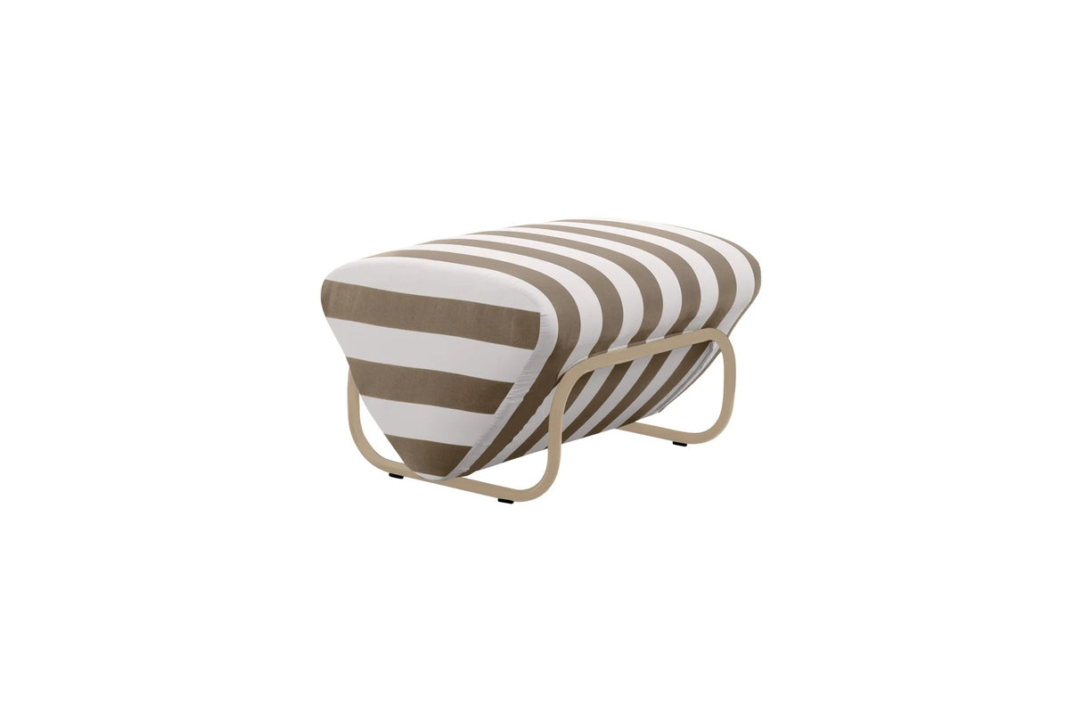 Outdoor Trend Foot Stool Mallacoota, Cocolea, Powder Coat - Stone Beige - Matt, Sand,