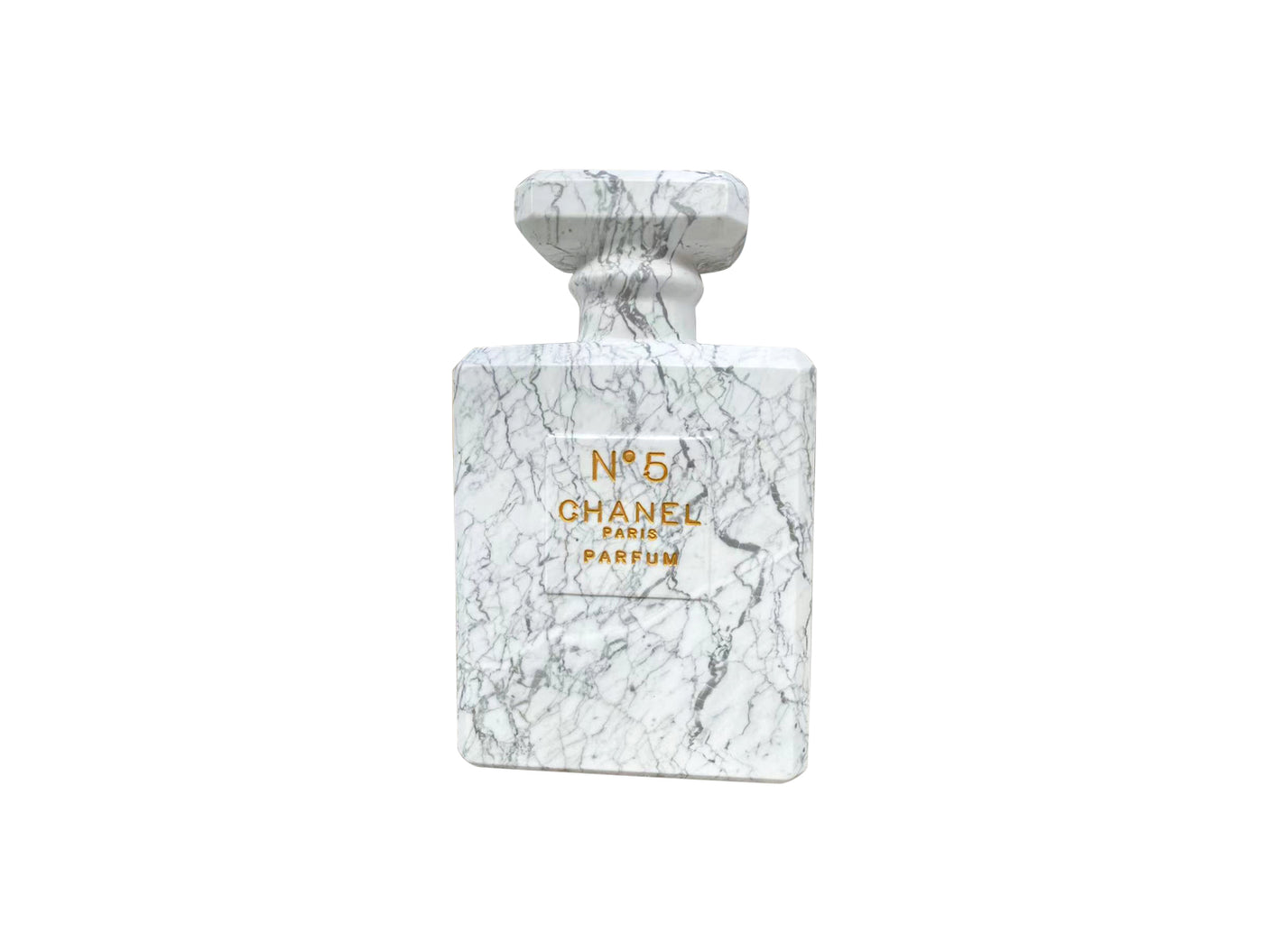 White Marble Chanel No5 Perfume Sculpture, Cocolea, , ,
