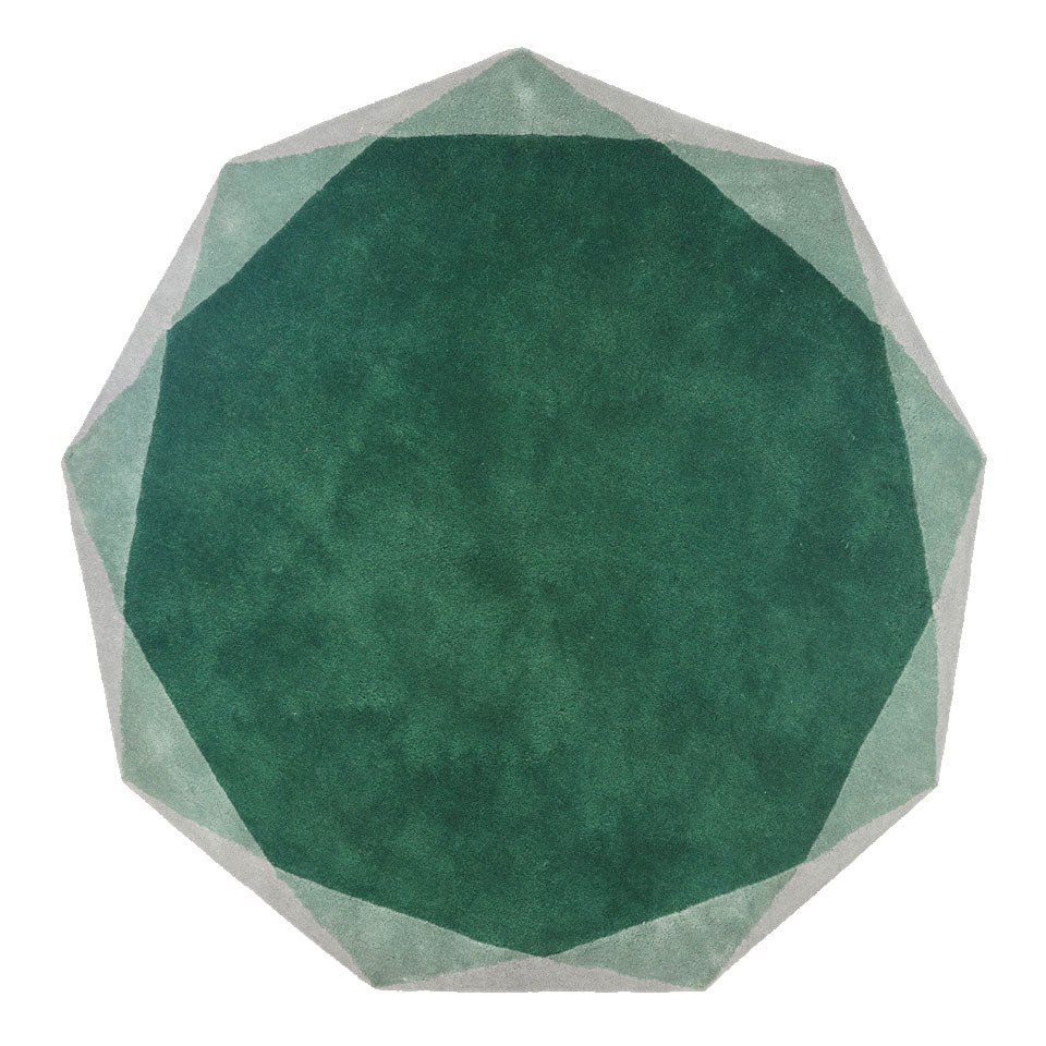 Stella Rug Emerald (Large), Cocolea, , ,