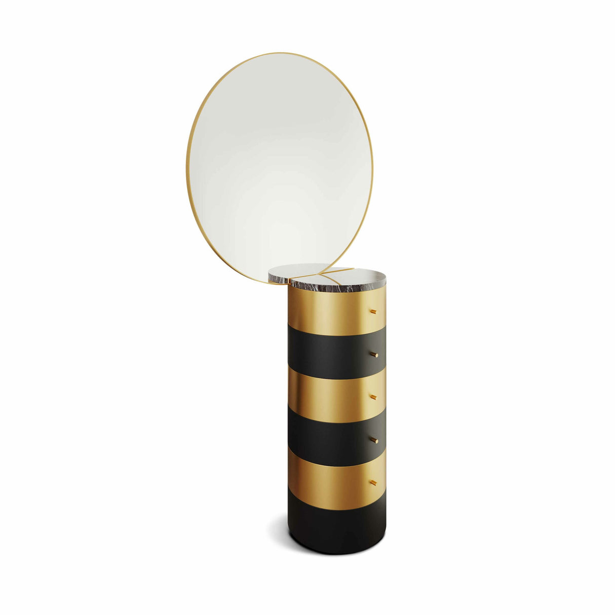 Strings Beauty Table Gold Black, Cocolea, , ,