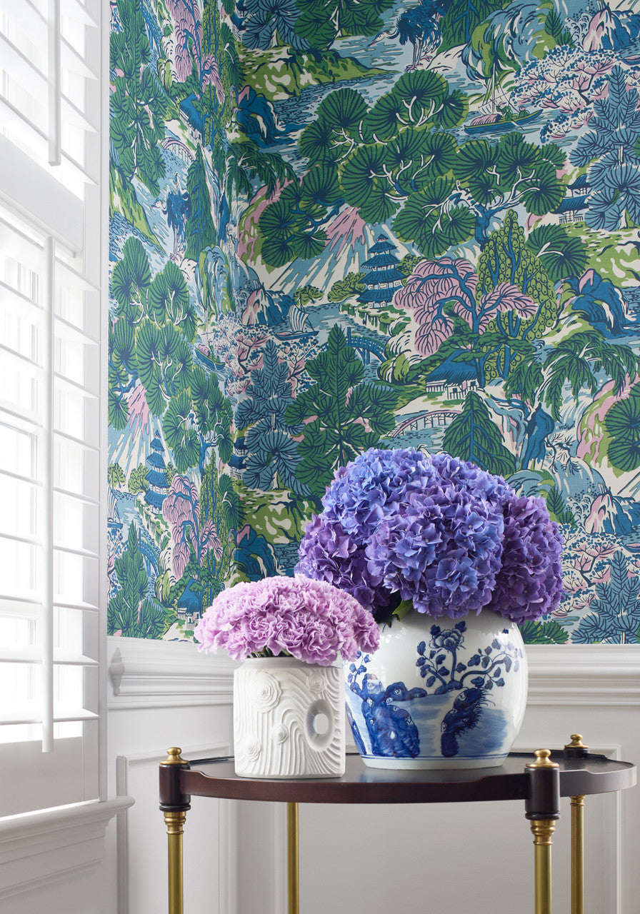 Pagoda Trees Wallpaper, Cocolea Natty & Polly, , ,