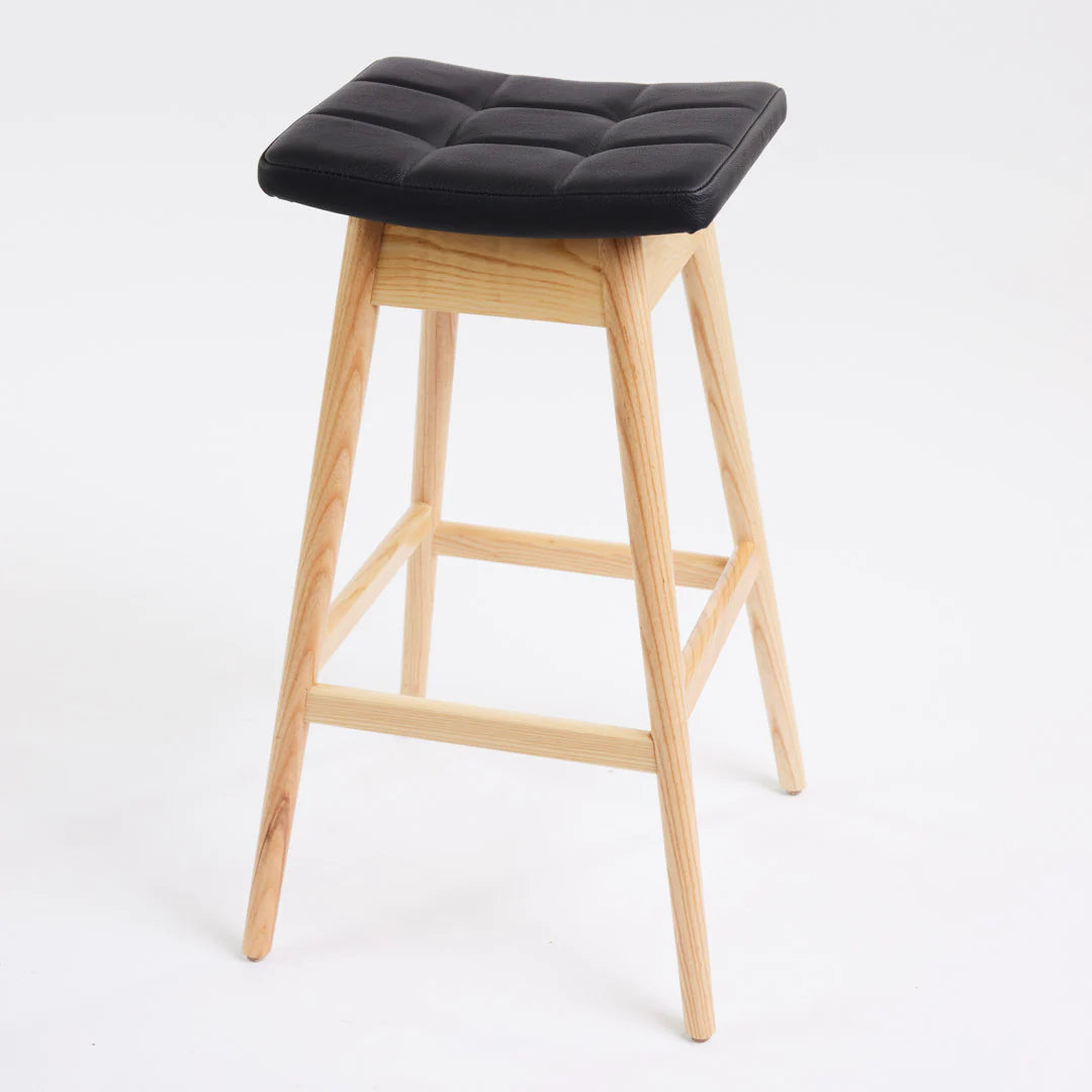Martelle Bar Stool Clear Ash, Cocolea, Black, ,
