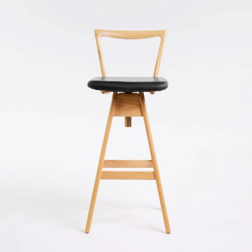 Danish Bar Stool Clear Ash