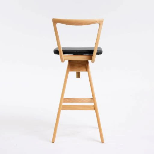 Danish Bar Stool Clear Ash