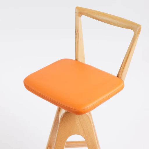 Danish Bar Stool Clear Ash