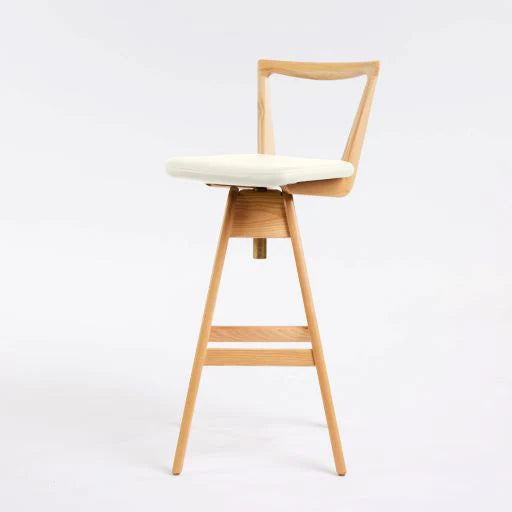 Danish Bar Stool Clear Ash