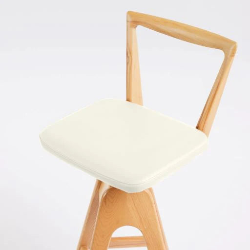 Danish Bar Stool Clear Ash