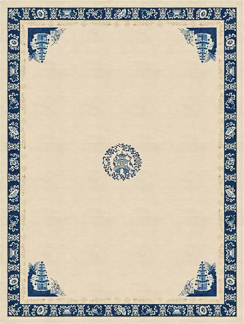 RUG PAGODA ANTIQUE SAND, Cocolea, , ,