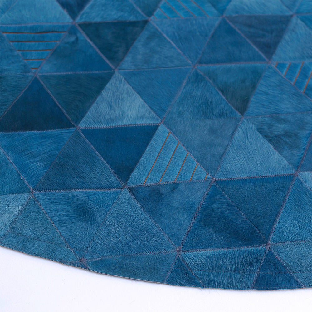 Trilogia Rug - Dark Jade Circulo Art Hide Rug, Cocolea, , ,